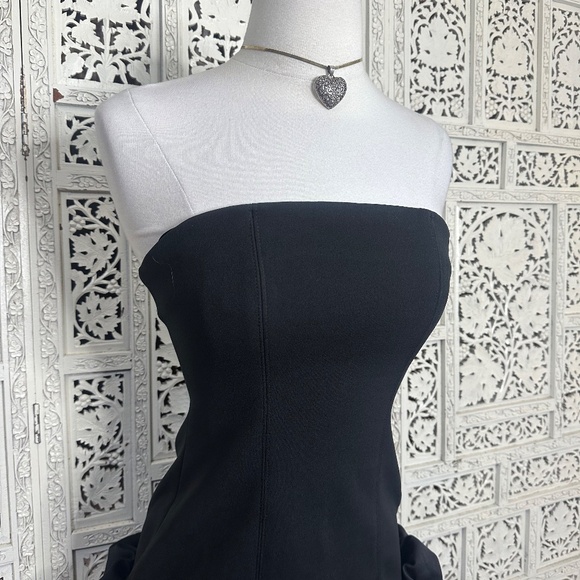 NWT Misha Saphira Mini Black Bubble Formal Homecoming Event Dress Sz XS - Picture 2 of 9